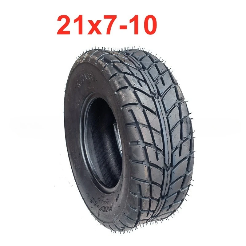 10 Inch Tubeless Tires 21x7-10 vacuum tire for Four-Wheel Kart Road Beach Vehicle Dune Buggy ATV Accessories