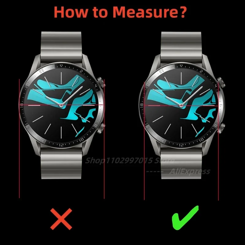 زجاج مقوى مستدير للساعة الذكية ، غشاء واقي بجميع المقاسات ، شاشة قطر 26 ، 28 ، 30 ، 32 ، 38 ، 40 ، 41 ، 42 ، واقي 42 ، 2 من من من من من