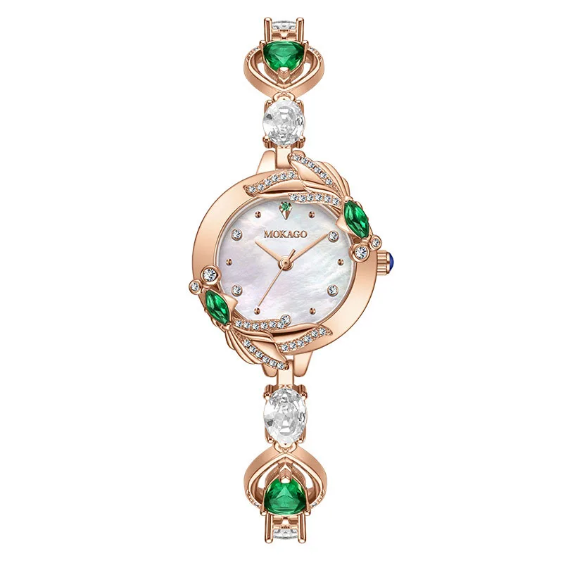 AL-176 Ювелирный браслет с кристаллами High Koi, инкрустированный бриллиантами, высококачественные легкие роскошные кварцевые водонепроницаемые часы для женщин