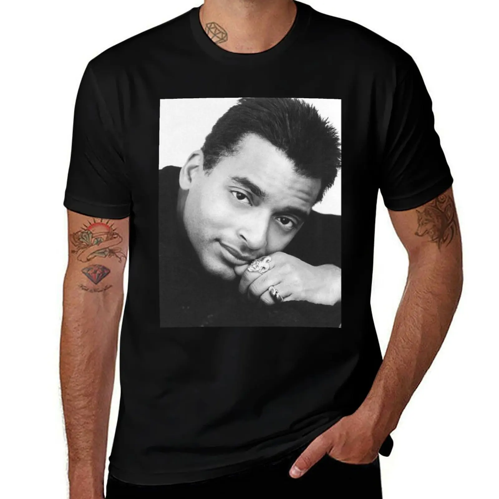 

Jon Secada BW T-Shirt High Quality Durable T-Shirt