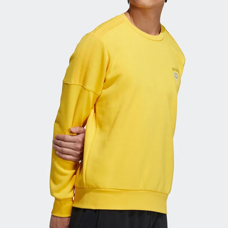 

Adidas NEO Line Trendy Yellow Sweatshirt Distinctive Logo Design Soft And Cozy For Campus And Leisure