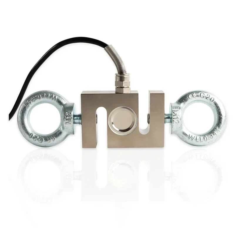 Alloy Steel S Type Load Cell, High Precision Tension Compression Weight Sensor, Pressure Force Transducer 200kg-10T