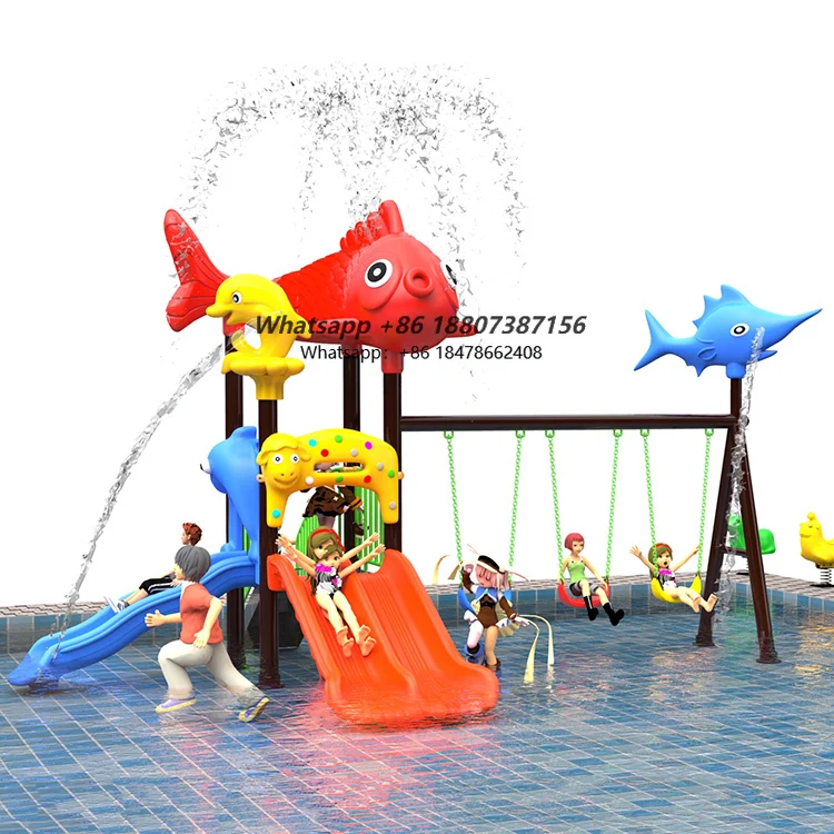 

Детская игровая площадка для улицы, коммерческое оборудование для парков развлечений, 30-футовая мини-водная горка для детей