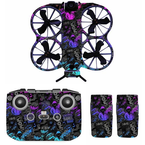 Imagen 2 del producto Kit decorativo para DJI Neo 2, pegatina de piel impermeable, accesorio DIY para Dron DJI Neo, película protectora antiarañazos