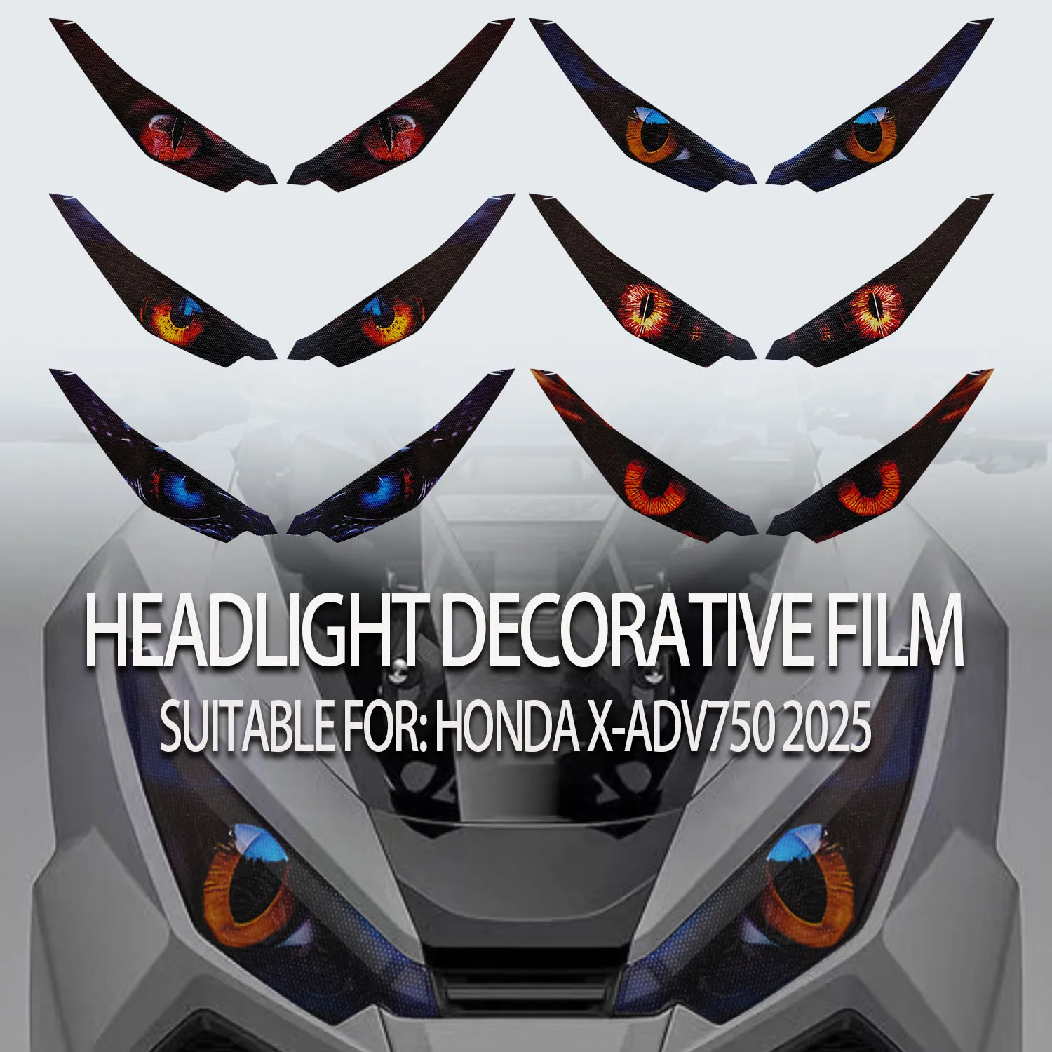 

For Honda X-ADV750 2025 Lamp Protection Sticker Decorative Film