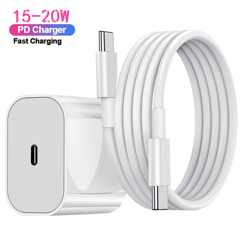 

PD20W fast charging charger Type-C interface Euro-American speed adapter is suitable for Apple 12 13 charging head.
