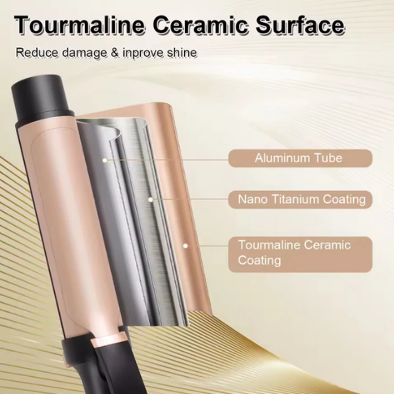 

Модная плойка для завивки волос 36 мм для создания французских ленивых локонов и подкручивания челки, для домашнего и профессионального использования