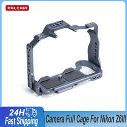 Falcam F22&F38&F50 Camera Cage for Nikon Z6III Quick Release L Plate Aluminum Video Shooting Cage Rig Baseplate