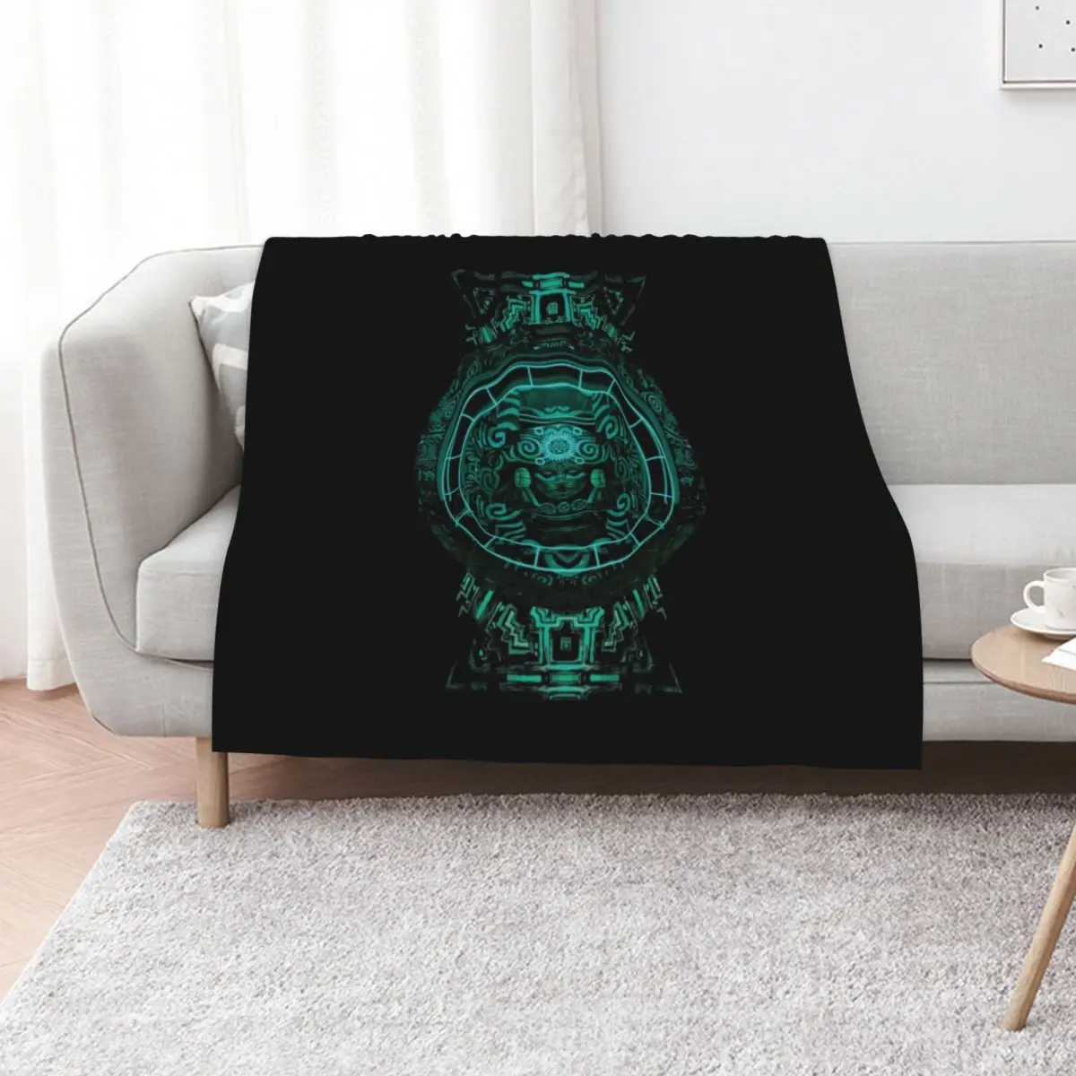MAYAN TELEPORT Throw Blanket for winter Giant Sofa Thermal Beautifuls Comforter Loose Blankets