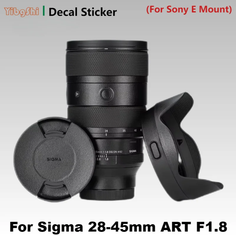 Customized Sticker For Sigma 28-45mm ART F1.8 DG DN Decal Skin Camera Lens Vinyl Wrap Film Coat For Sony E Mount 28-45 F1.8 1.8