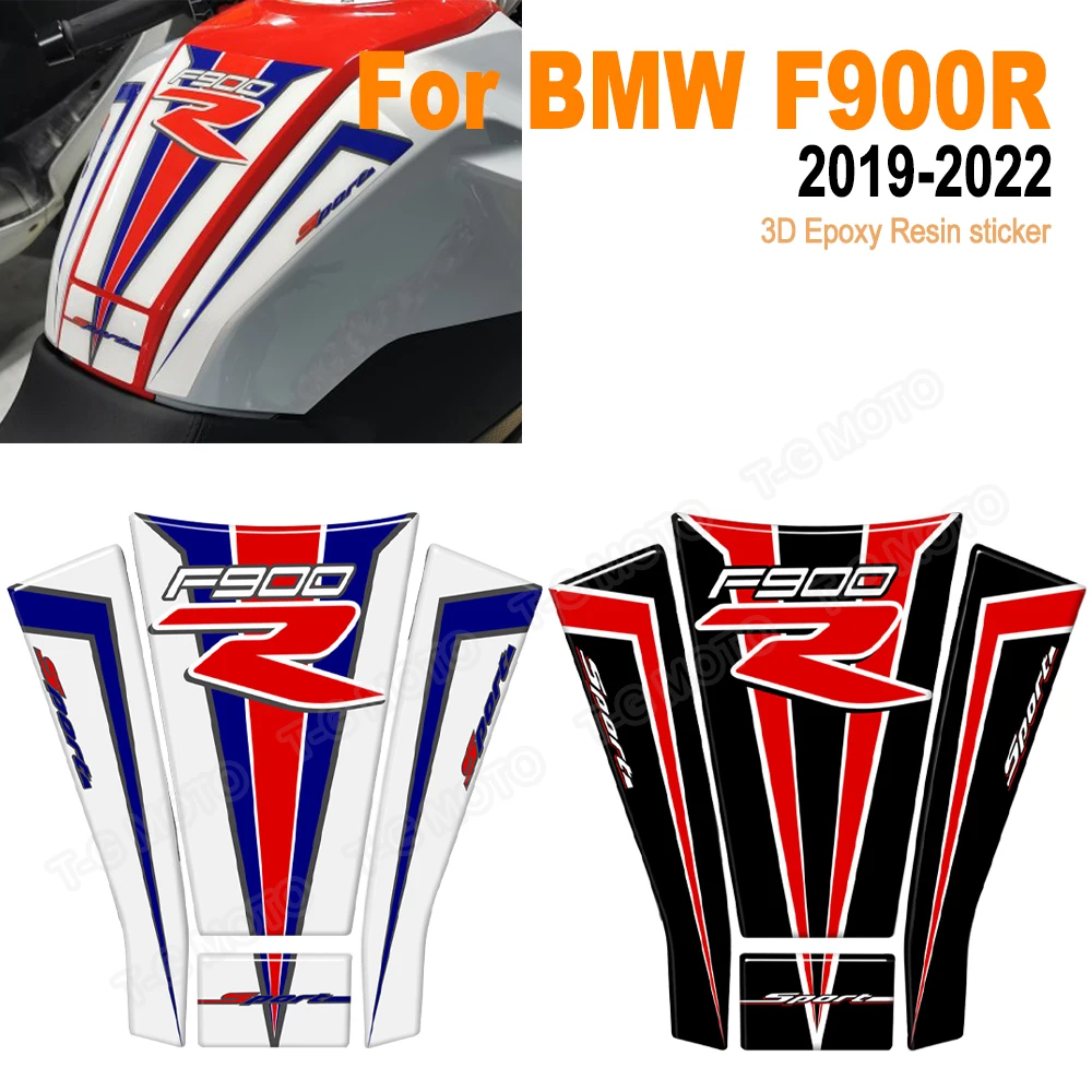 

F900R Motorcycle Fuel Tank Pad 3D Stickers Protector Decal Kit For BMW F900 F 900 R 2019 2020 2021 2022