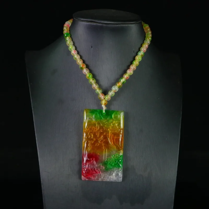 

High Ice Natural Landscape Brand Pendant Fashion Pendant Quartzite Jade