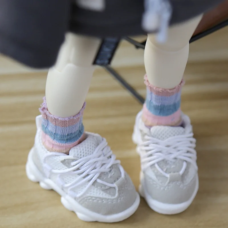 New 1/6 Bjd Fashion Casual Shoes Sneakers for 30cm BJD, Big 1/6, Yosd Doll Accessories Inner Length 4.8cm*22cm Boy Girl Gift