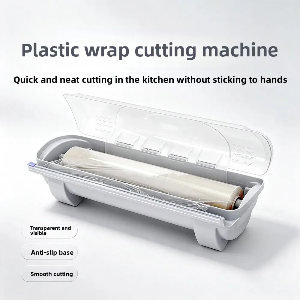 Plastic Wrap Cutter Tin Foil Cutter Supermarket Special Fresh-keeping Box Tin Foil Cutter