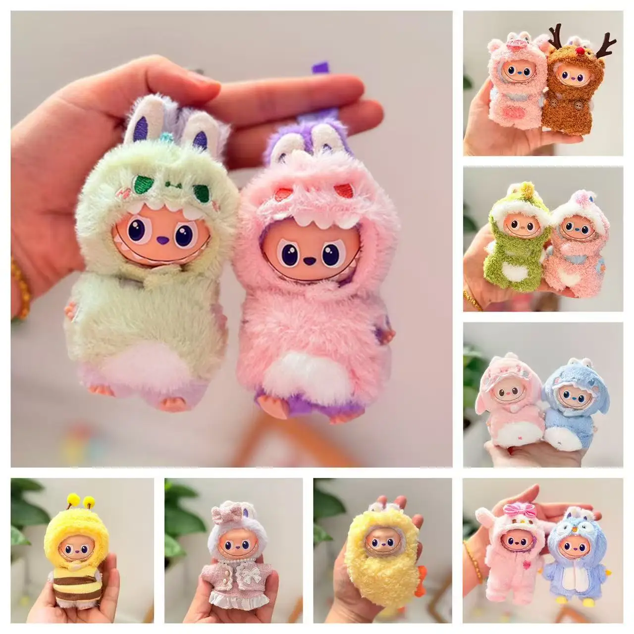 

Мини-лабрадор 4-го поколения, виниловая плюшевая глухая коробка для лица, одежда для куклы, акула динозавра, маленький аромат, ветер, маленький нос, одежда Gawa