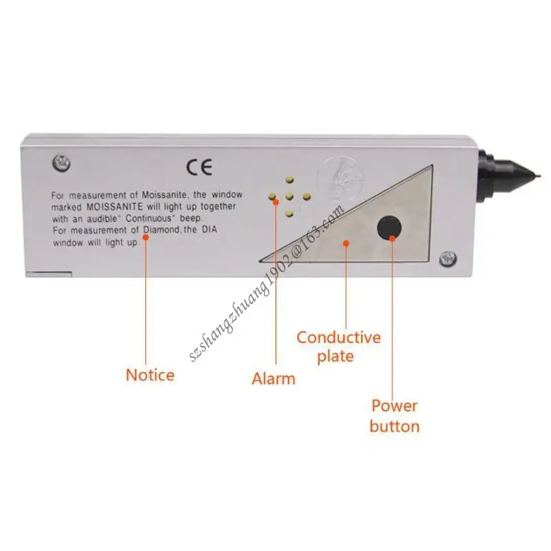 

Q6RB Jewelry Tools Diamond Selector LED for Moissanite Tester High Accuracy Detector