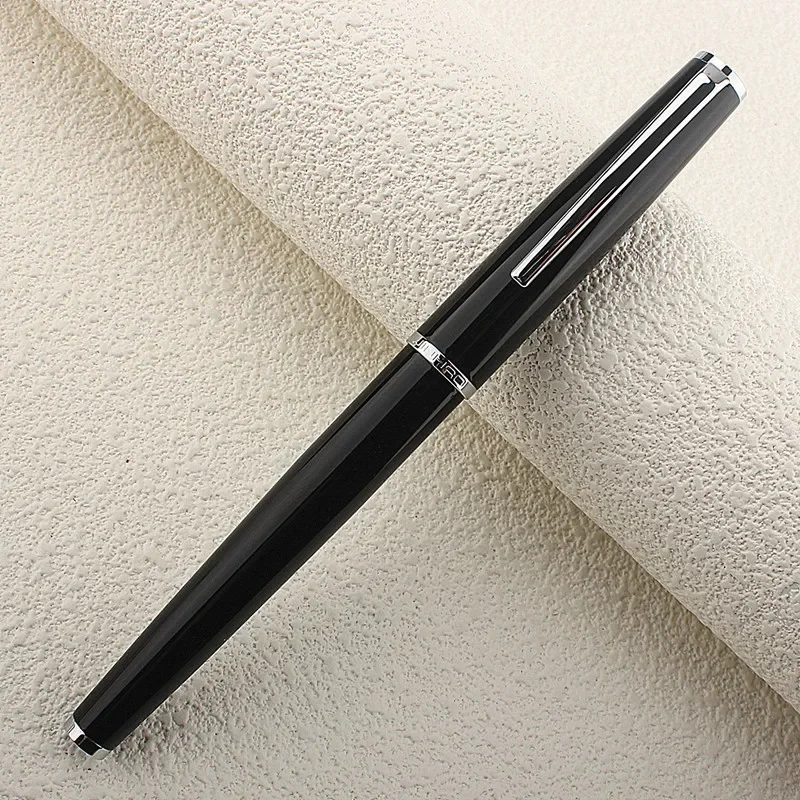 JINHAO Acrylic Gift Box Metal Fountain Pen Fine Size / EF/F0.5mm with Converter Office Business Writing Ink Smooth Pen