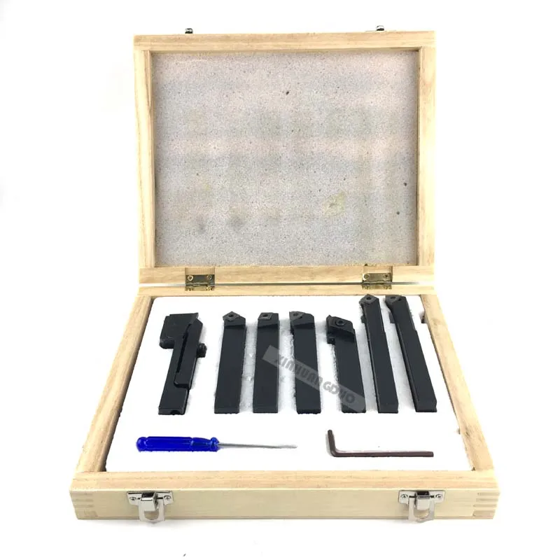 

14mm lathe cutting tool set 7 pieces, the most useful cutting set, 7-piece turning tool set for easy work
