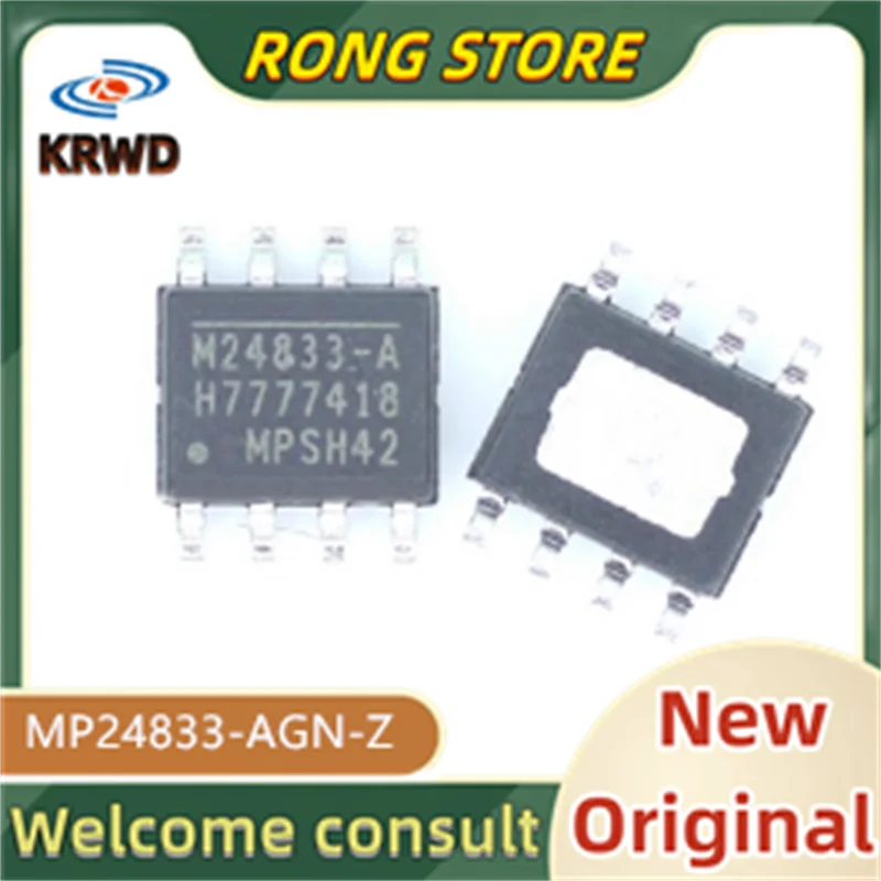 5PCS  M24833-A  New and Original Chip IC MP24833-AGN-Z MP24833-AGN MP24833 SOP8