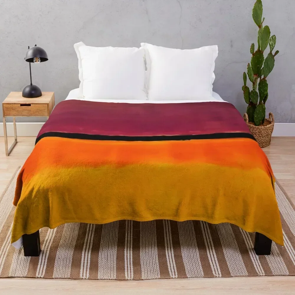 

mark rothko painting , colorful , artwork by mark rothko Throw Blanket Foldable Soft Warm Blanket for Outdoor Use