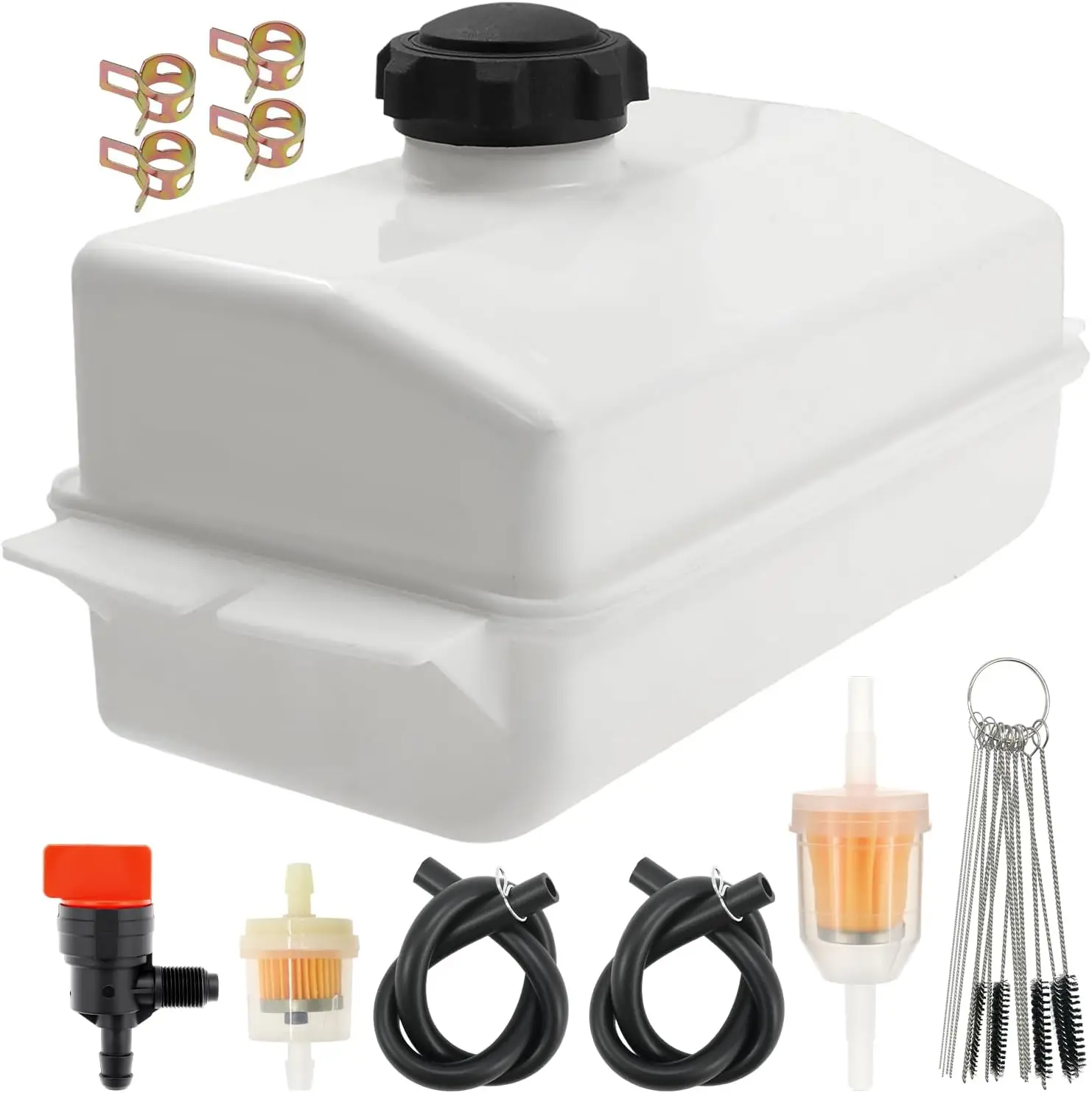 532184900 Fuel Tank&Fuel Cap Compatible with Craftsman DYT4000 T1000 LT2000 Sears Lawn Mower for Husqvarna Poulan Weed Eater Rep