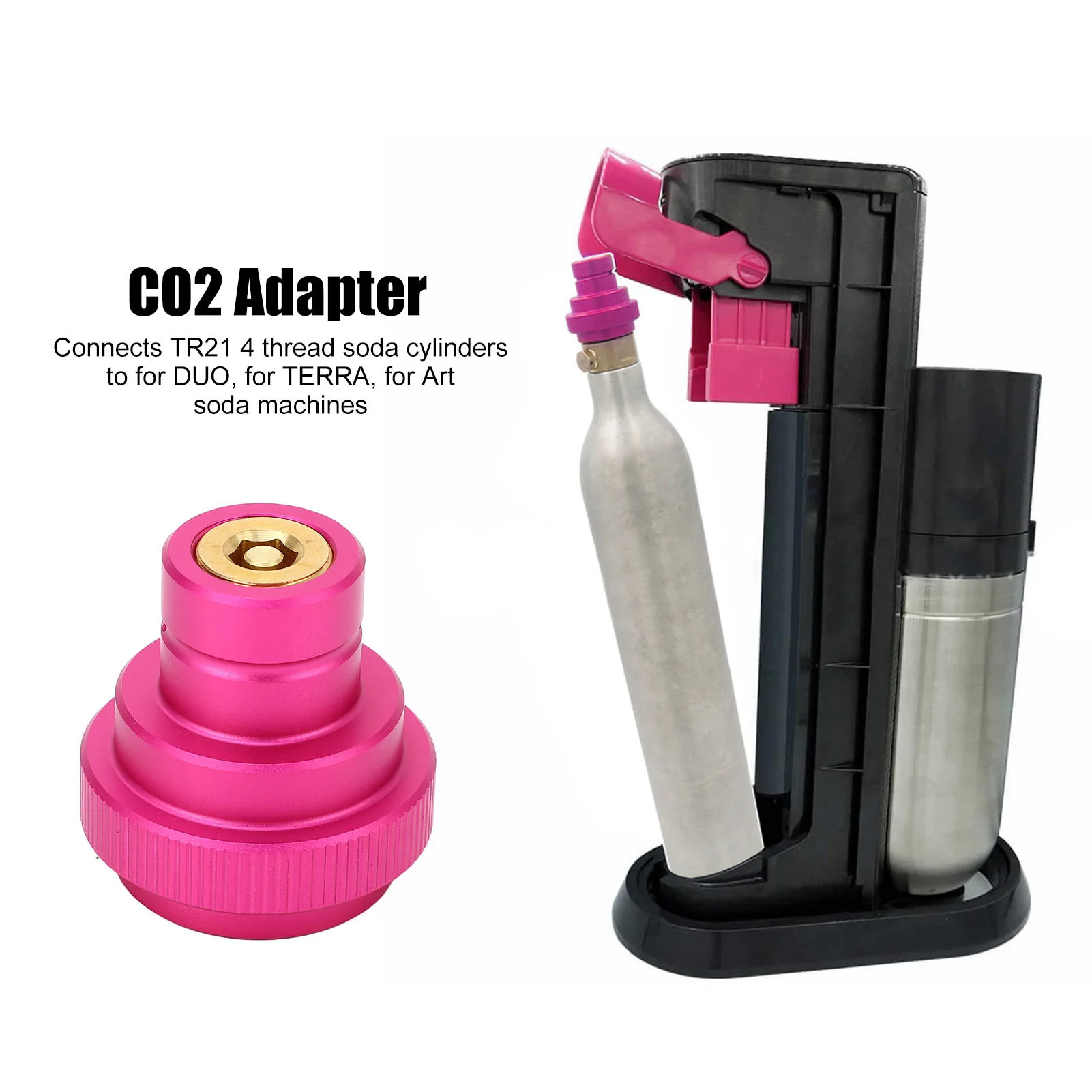 Soda Machine Adapter Washers CO2 Quick Converter Gaskets Silicone O Rings for Soda Maker Hose CO2 Quick Converter Gasket