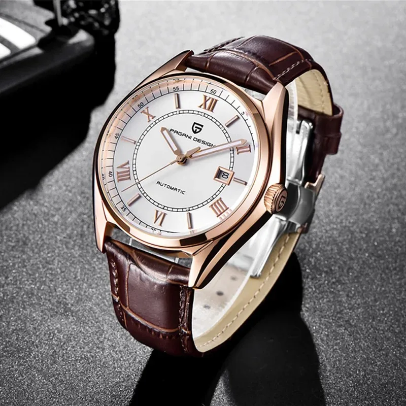 PAGANI TOP new design men's mechanical waterproof watches leather watch of wrist of luxury brand luxury business men relogio