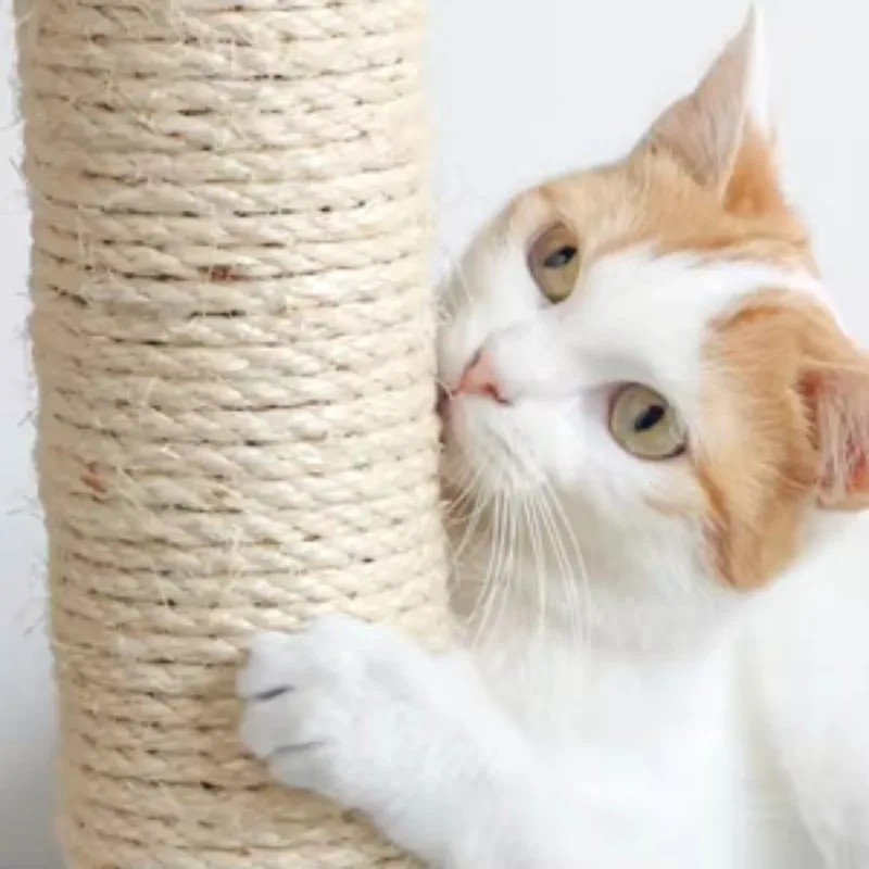 

Interactive Large Wooden Cat Tree Tower Durable Electric Cat Climbing Frame with Sisal Scratch Toys Custom Logo Pet Supplies