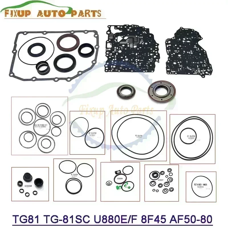 

TG-81SC U880E/F 8F45 AF50-8 Auto Transmission Repair Overhaul Kit For Volvo BMW MINI LEXUS Trumpchi Car Accessories GA8F22AW