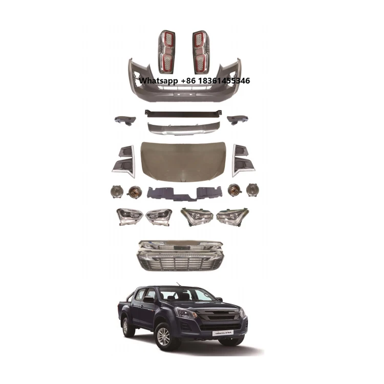 

for Dmax Car Accessories Conversion Front Bumper Headlight Tail Light Bodykit D-max 2012-2019 Body Kit