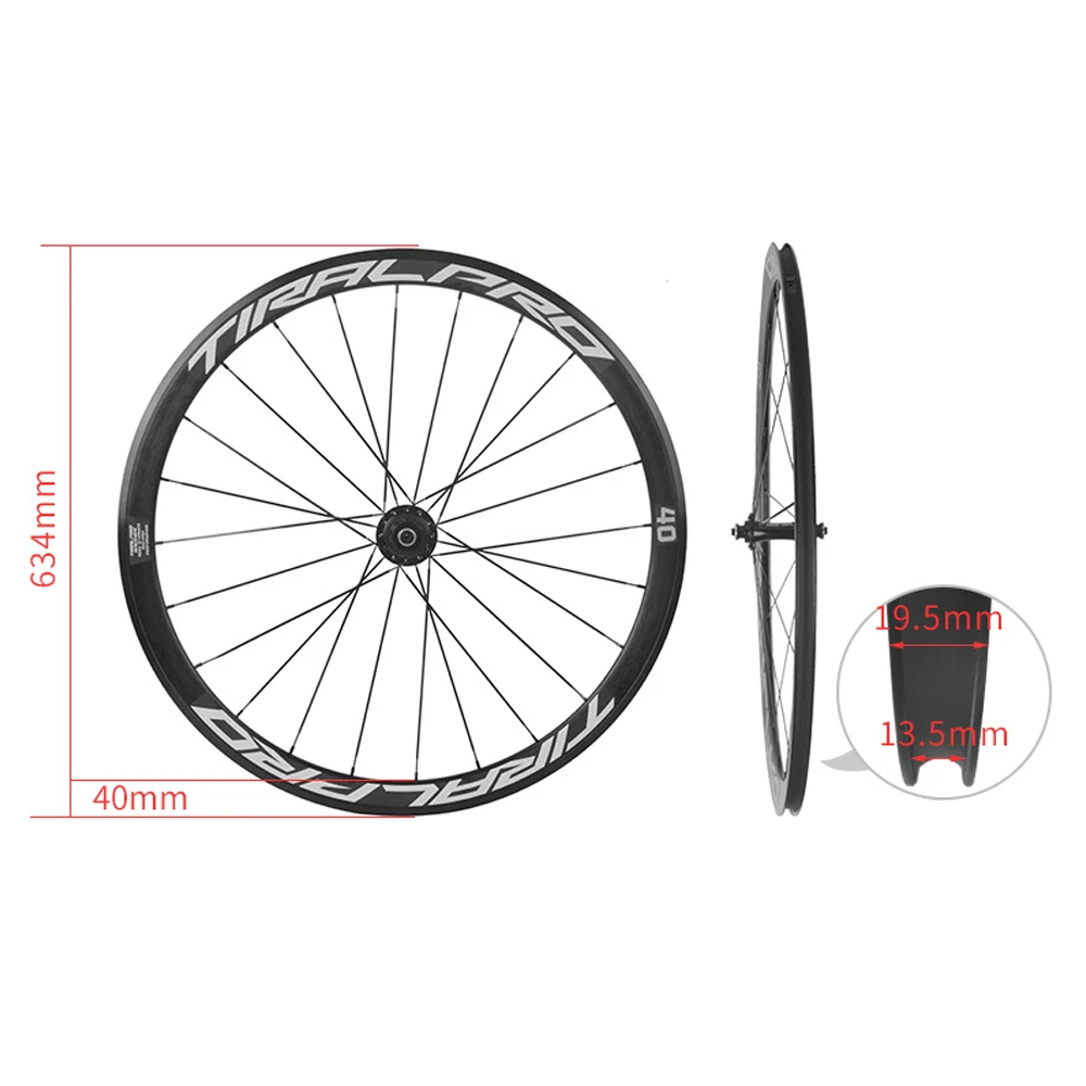 Road Wheel Set 700C Aluminum Alloy 5 Pelin Wheel Rrim 144 Rings Six-jaw Knife Rim Hub Flat Spokes