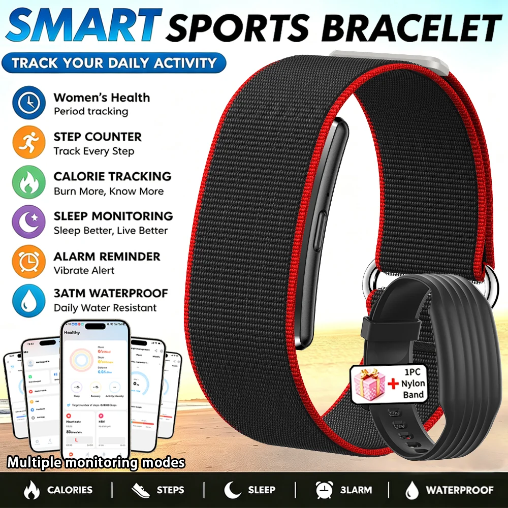 2026 Fashion Sports Smart Watch 24-hour  scientific sleep monitoring, blood oxygen monitoring,HRV monitoring, 110+exercise modes