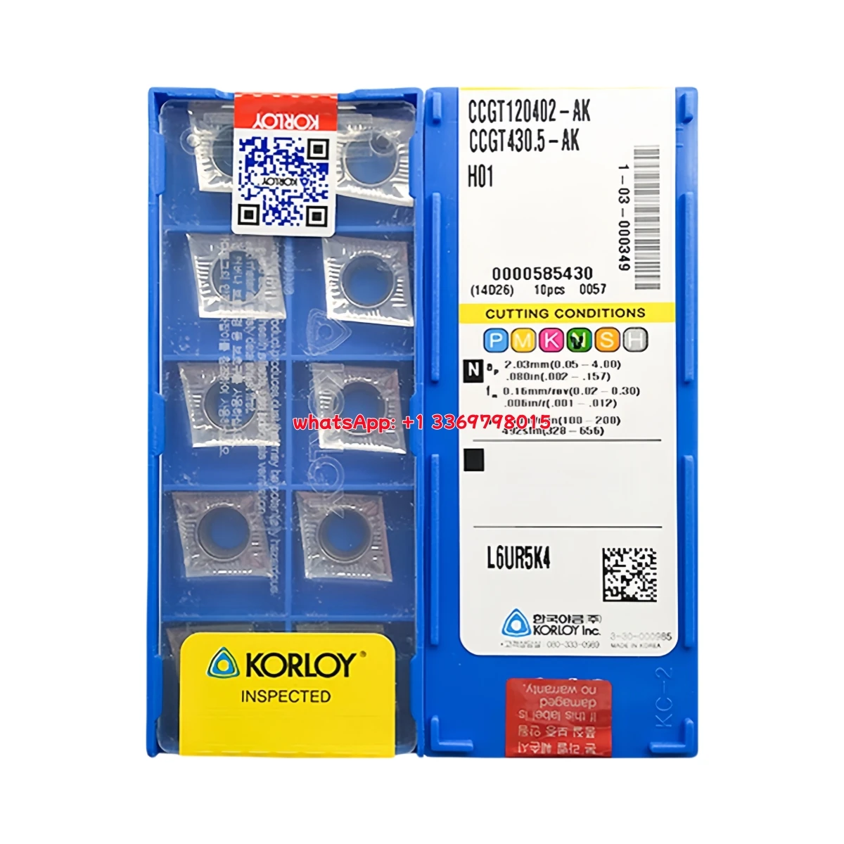 10 قطعة KORLY 100% الأصلي CCGT CCGT06 CCGT09 CCGT12 CCGT0602 02 04 08 CCGT09T302 04 08 CCGT1204 02 04 08 -AK AK2 AKC H01 تحول