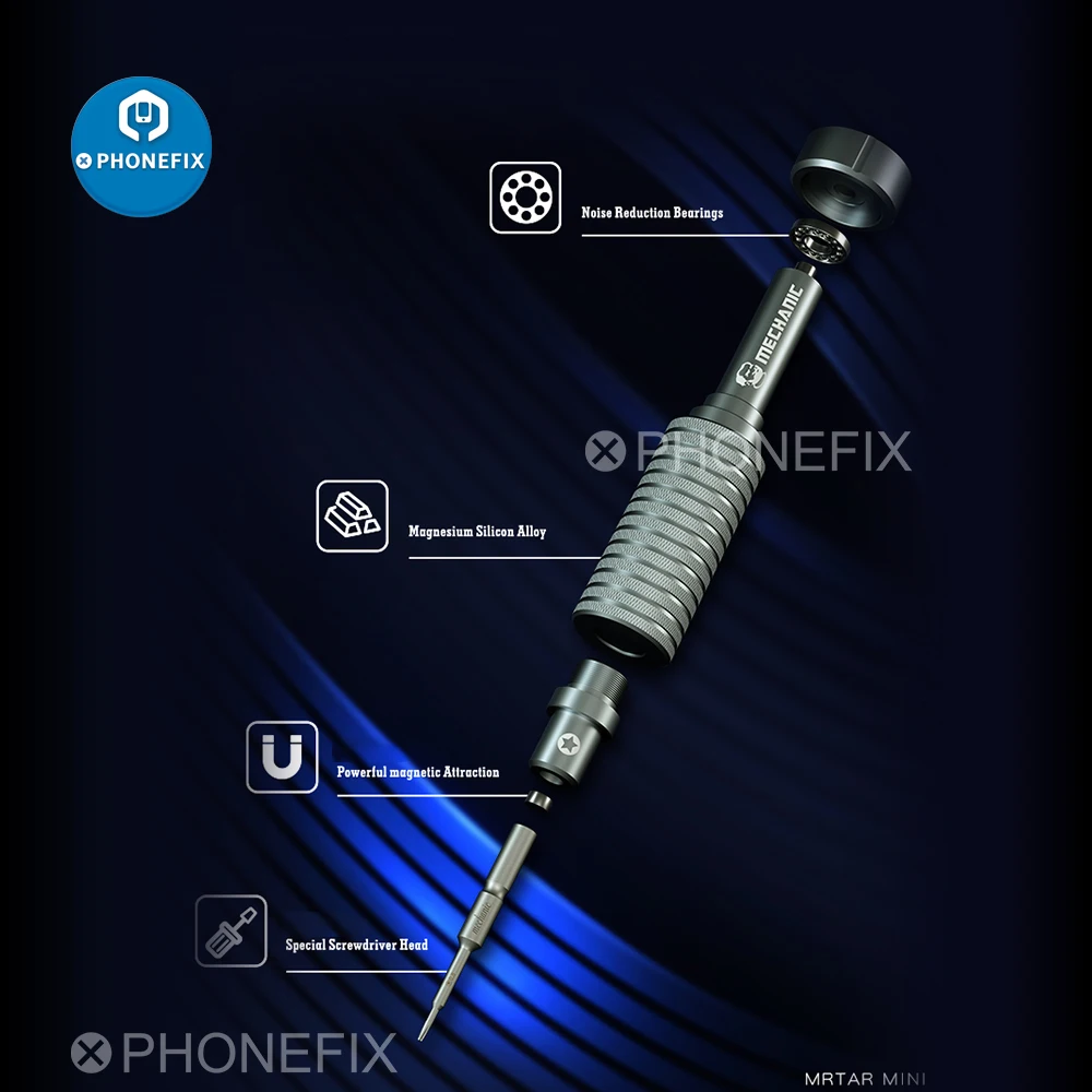 절구통 iShell 미니 마그네틱 드라이버 세트, 휴대폰 화면 수리용, Y0.6 PH000 펜타로브 0.8 M2.5 T1 T2 비트