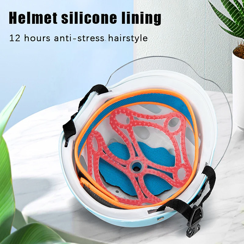 

Flexible Helmet Anti-deformation Inner Silicone Pad Ventilate Helmet Liner Pad Helmet Padding Motorcycle Bike Helmet Accessories