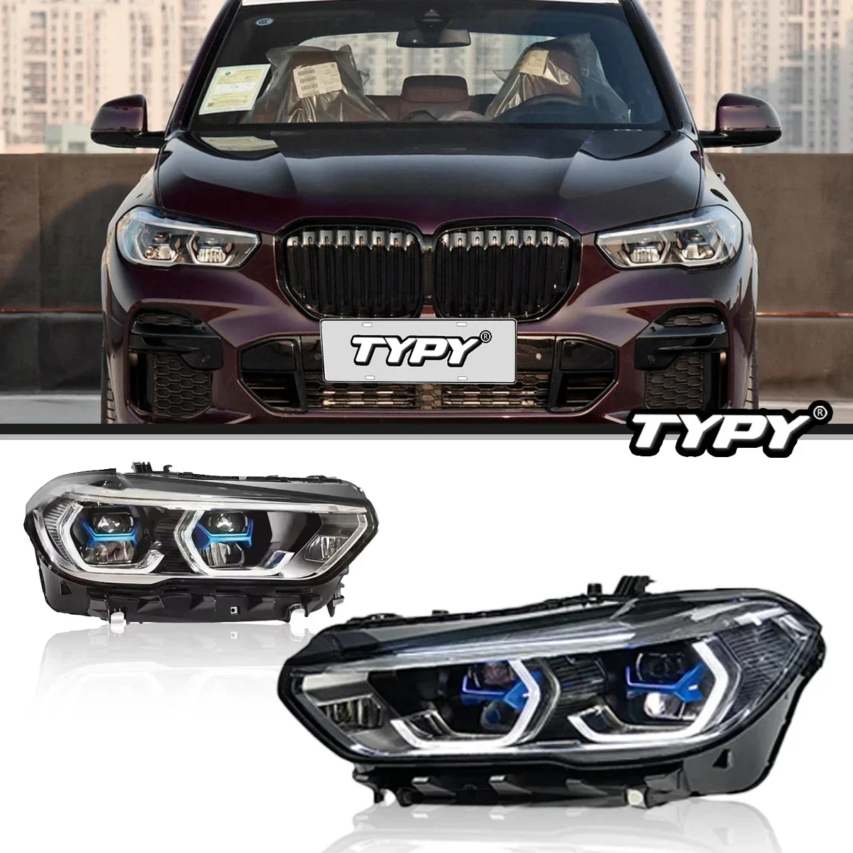 

TYPY Car Light For BMW X5 G05 Headlight LED Projetor head Lamp Daytime Running Light Automotive Accessories 2019-2023