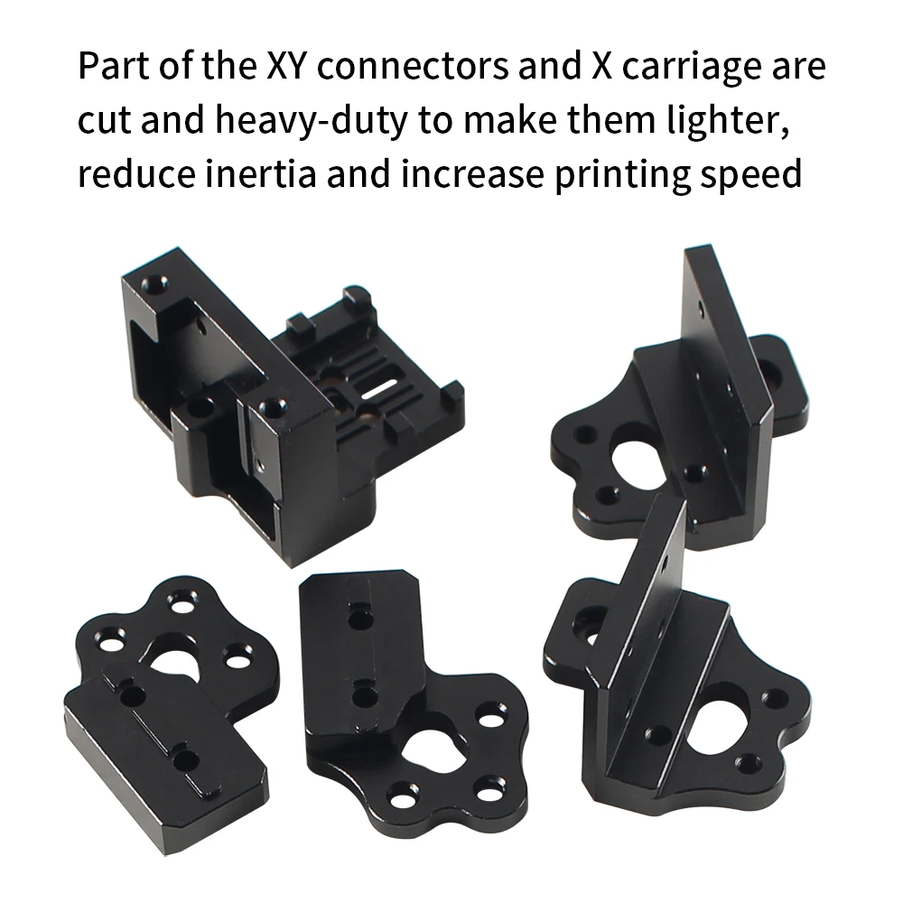 Voron V0.2 R1 Kit CNC Mount Frame Kit Metal Part Aluminum Alloy 3D Printed Parts Lighter and Tighter Anodized CNC Structure Part