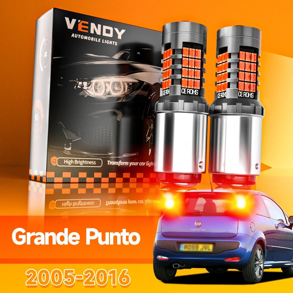 

2 шт. для Fiat Grande Punto 2005-2016 светодиодный стоп-сигнал 2006 2007 2008 2009 2010 2011 2012 2013 2014 2015 аксессуары Canbus