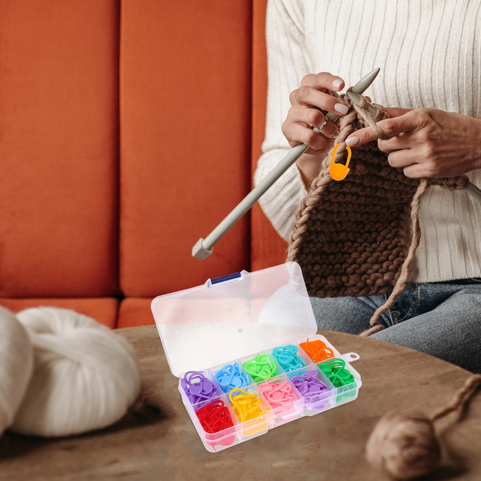 

150pcs Stitch Markers For Knitting Crocheting Plastic Needle Clips Diy Crafts Stitch Holders Knitting Auxiliary Tools Sewing