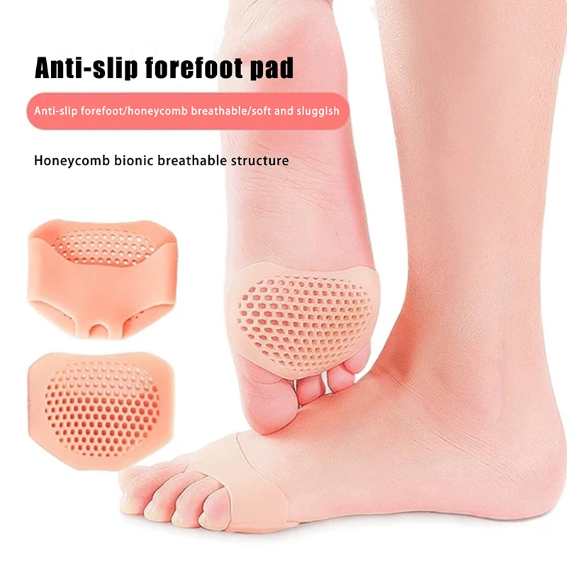 واقيات الكعب من السيليكون، وسادة الأمامية لالتهاب اللفافة الأخمصية للنساء والرجال، للوقاية من آلام القدم #5
