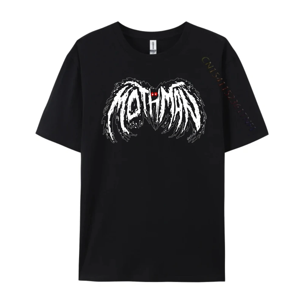 Mothman Cryptid Black Shirt Graphic Tees Camisetas Easter Day Vintage T Shirts Vintage T Shirts