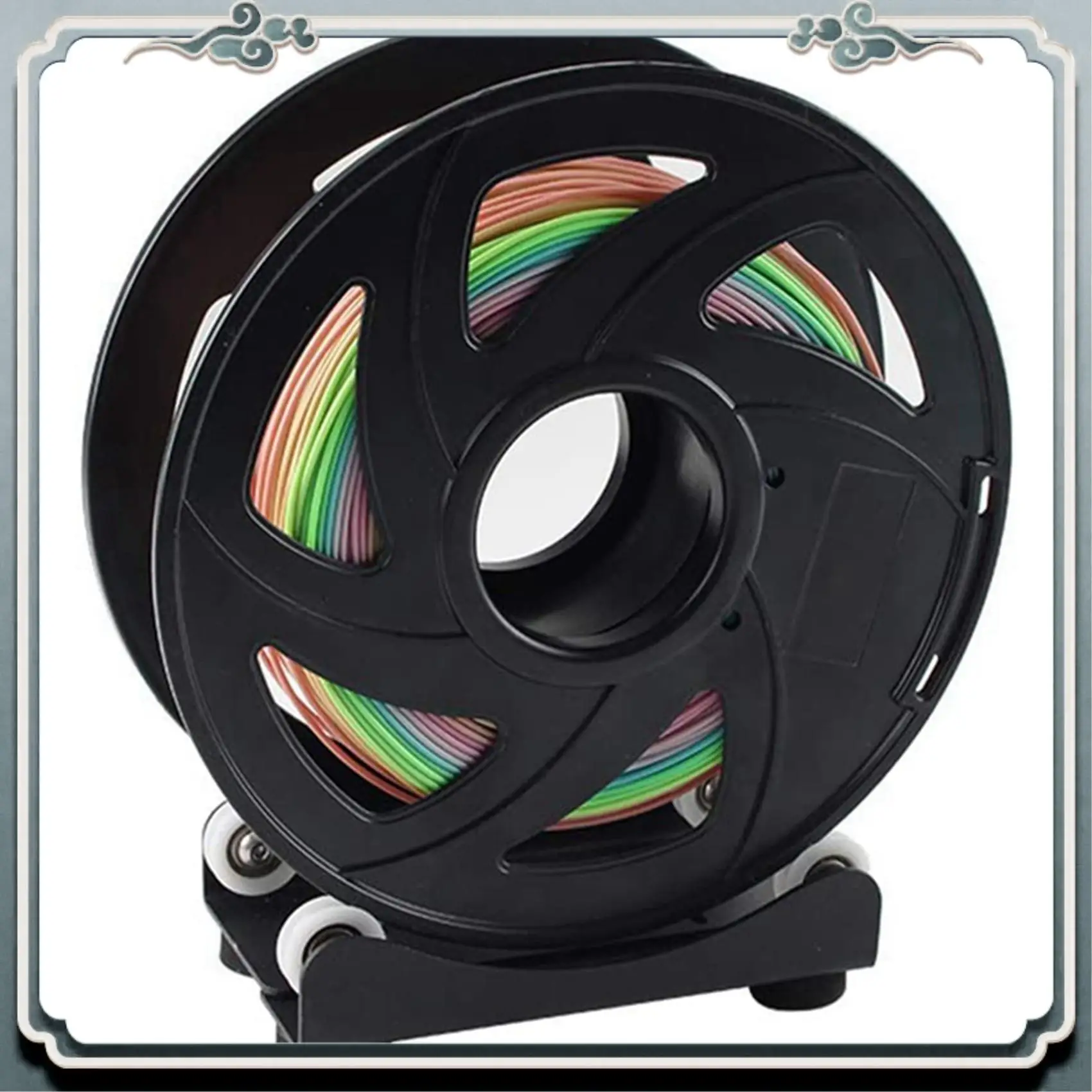 

ABIJ-2X Держатель нити для 3D-принтера Очень гладкий держатель катушки с 3D-нитью с подшипником для Ender3 Ender3s Ender-3PRO