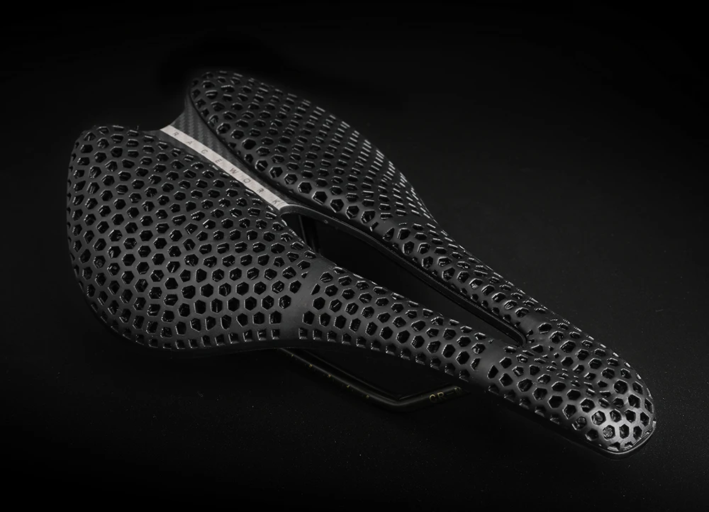 RACEWORK 3D-gedruckter Fahrradsattel mit kurzer Nase, 250 x 150 mm, für Rennrad, MTB, Kies, Fahrradsitz, Teile, ultraleichter, atmungsaktiver Fahrradsattel – Detail 14