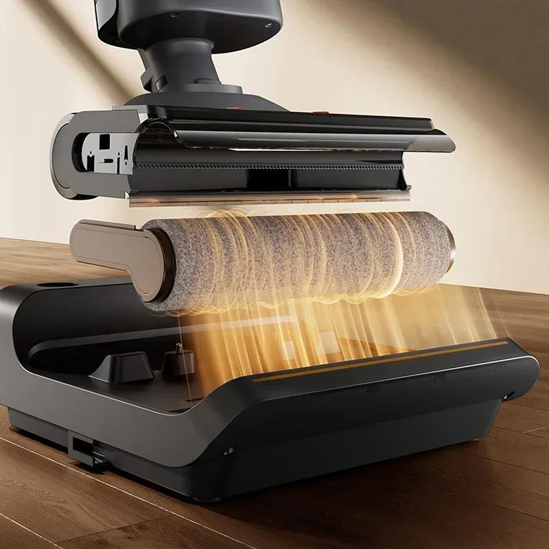 مكنسة كهربائية لاسلكية XIAOMI MIJIA 3 Pro تعقيم الماء الساخن تنظيف تلقائي لتجفيف الهواء الساخن ومضادة للتشابك D302