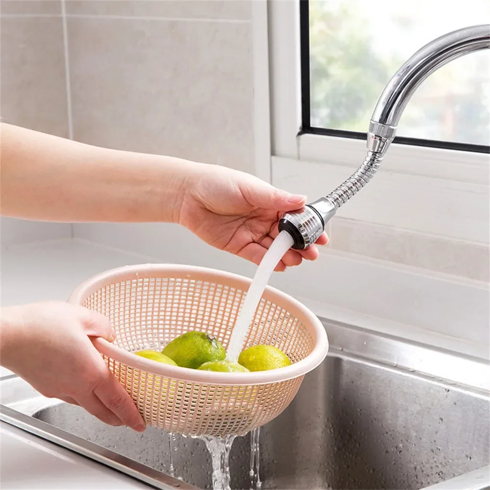 Faucet Sprayer Extender Two Water Outlet Modes Aerator Adjustable Nozzle Spout Kit for Kitchen Taps Water Saving