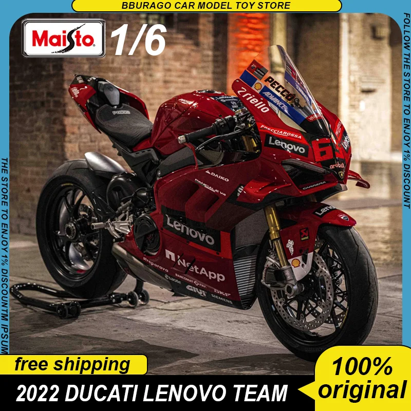 Caddera: La Verdadera Experiencia de Poseer el Modelo Maisto 1:6 de la Ducati Lenovo Team 63 en Aleación