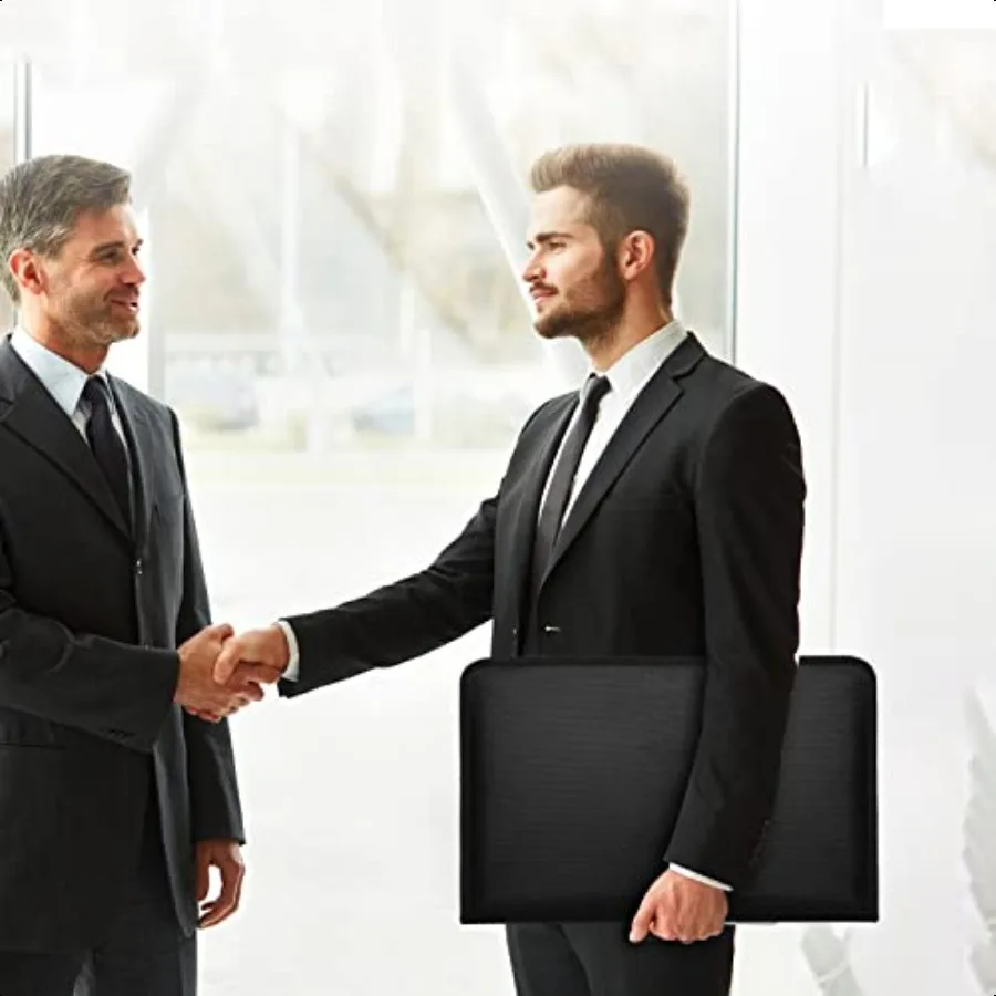 ENGPOW, расширяющаяся папка для файлов, органайзер для важных документов, огнестойкая сумка для документов с 13 карманами, цветные этикетки без зуда