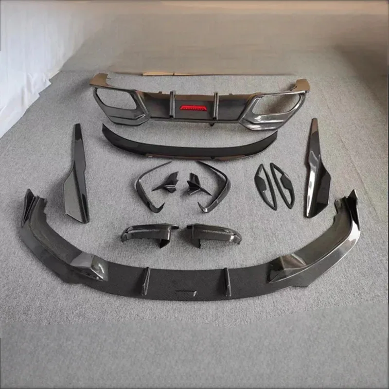 

For BMW 8 Series 840i G14 G15 ReaI Carbon Fiber Bumper Front Lip Rear Lip Side Skirts Tail Wing Wind Knife Spoiler Kit