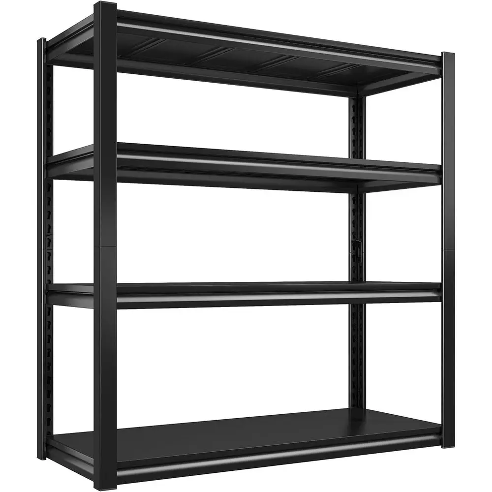 

40 Wide 4-Tier Heavy-Duty Adjustable Metal Shelving Unit for Garage, Basement, Warehouse