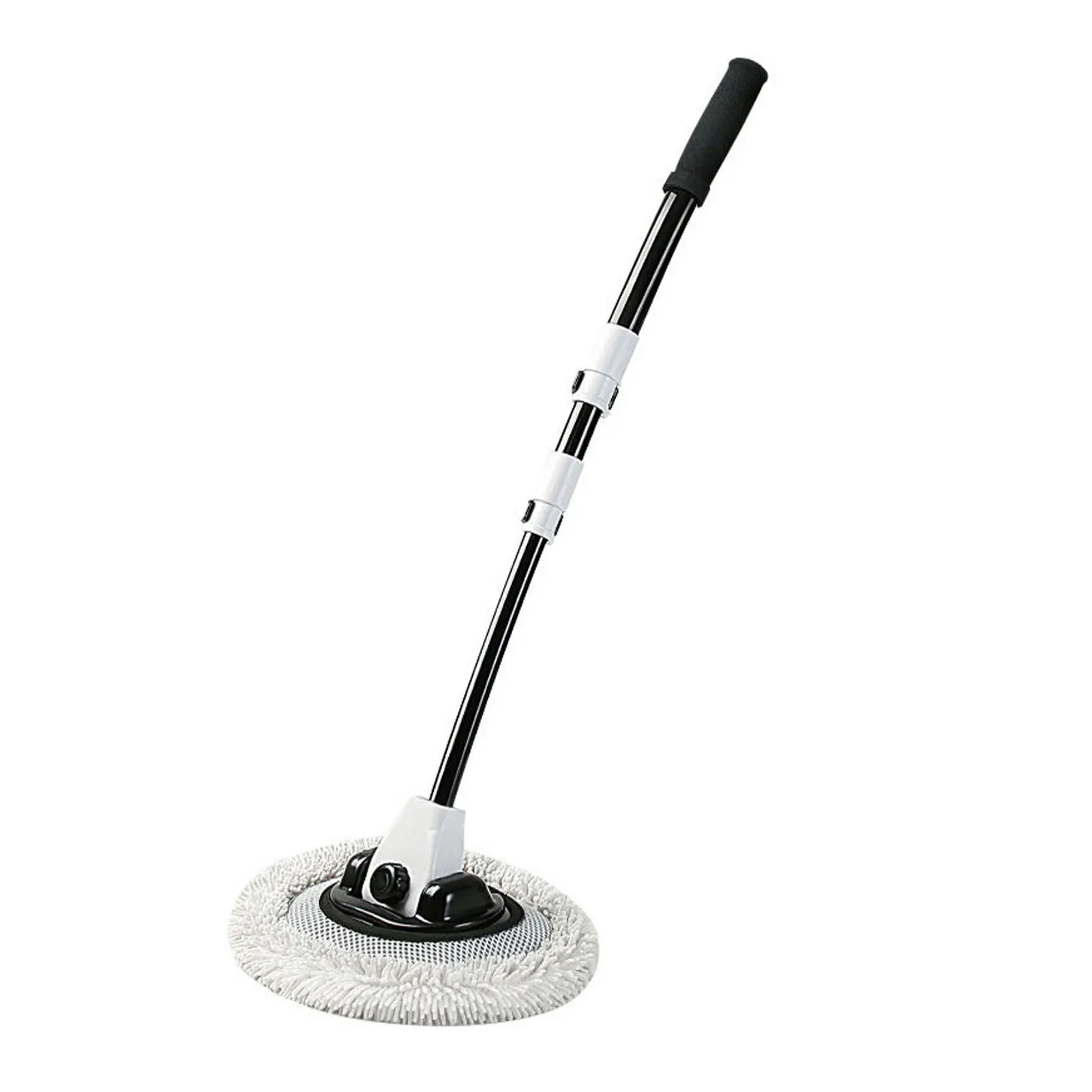 

Extendable Car Wash Brush With Soft Wiping Cloth For Effortless Car Cleaning With Rich Bubbles